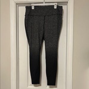 Torrid Black Spacedye leggings with Wide Waistband size2